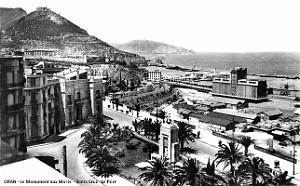 Oran - Monument aux Morts, Santa Cruz et le Port